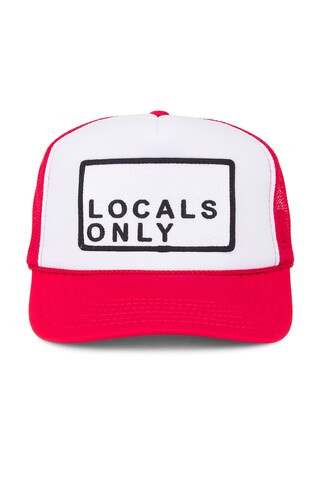 Friday Feelin Locals Only Hat in Red Split from Revolve.com | Revolve Clothing (Global)