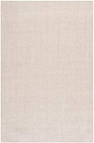 SAFAVIEH Area Rug 6x9 - Palm Beach Collection - Natural & Ivory, Sisal & Wool, Ideal for Living R... | Amazon (US)