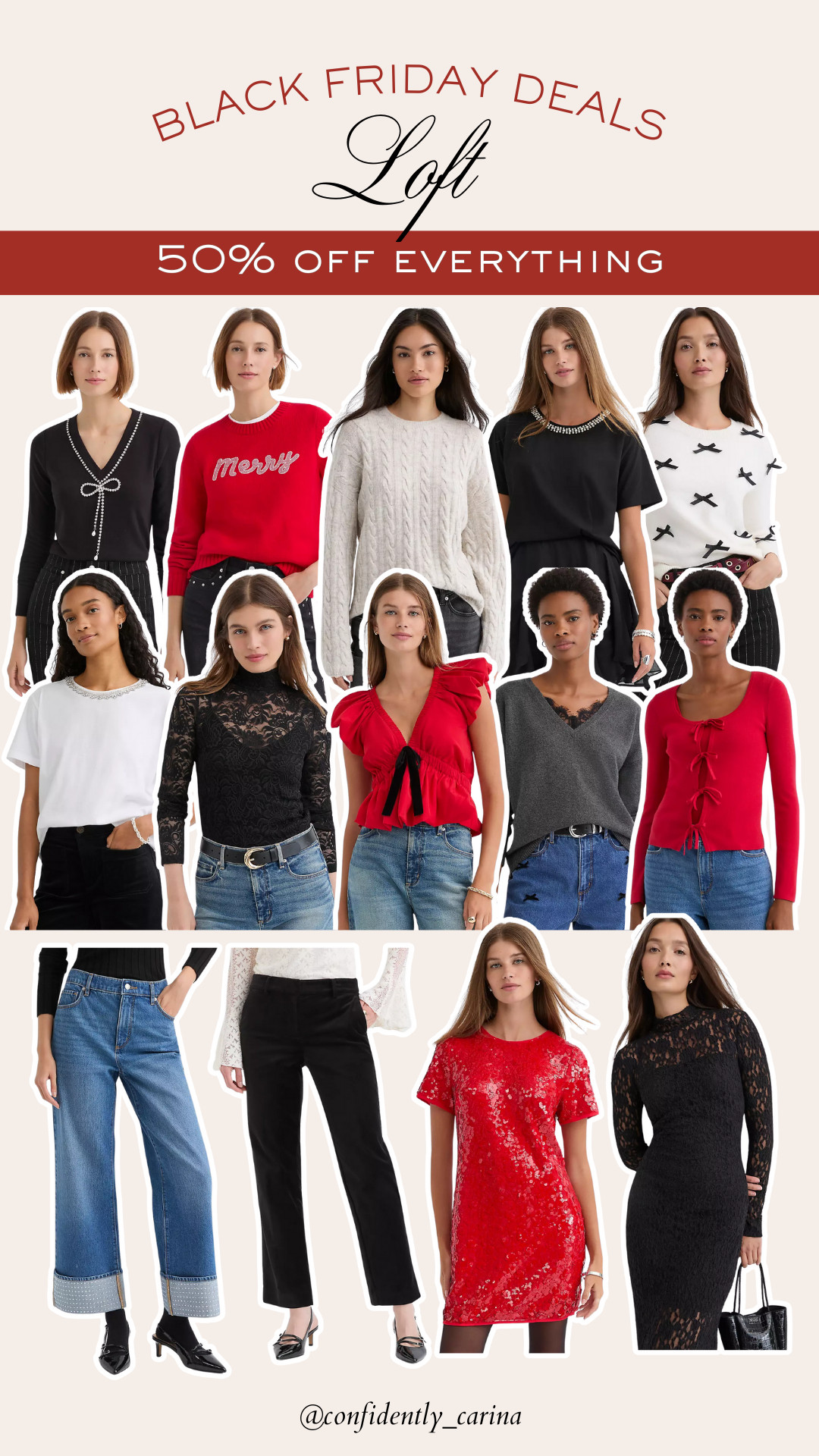 Loft Black Friday is 50% off! So many pieces perfect for the holidays!

#LTKGiftGuide #LTKHoliday #LTKCyberWeek