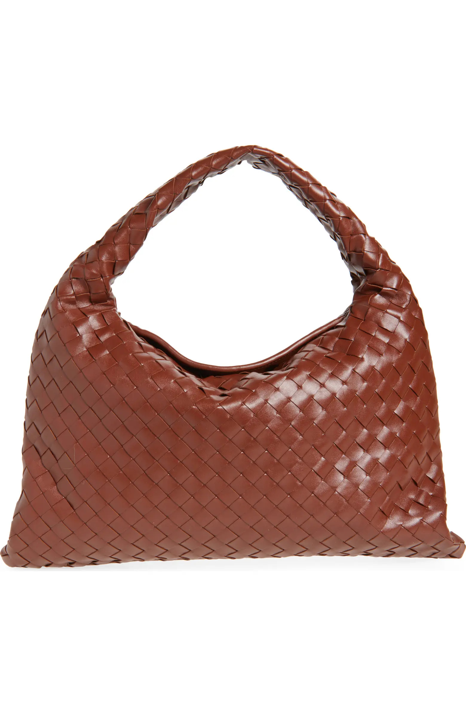 Small Hop Intrecciato Leather Hobo Bag | Nordstrom