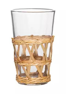 Rattan Highball Glass - Set of 4 | Belk