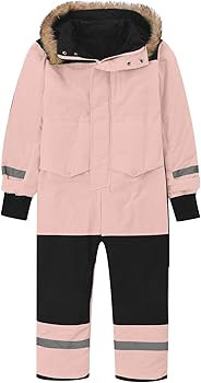 Kids Girls Boys Snow Suits One Piece Snowsuits Winter Warm Outdoor Ski Suits Waterproof Windproof... | Amazon (US)