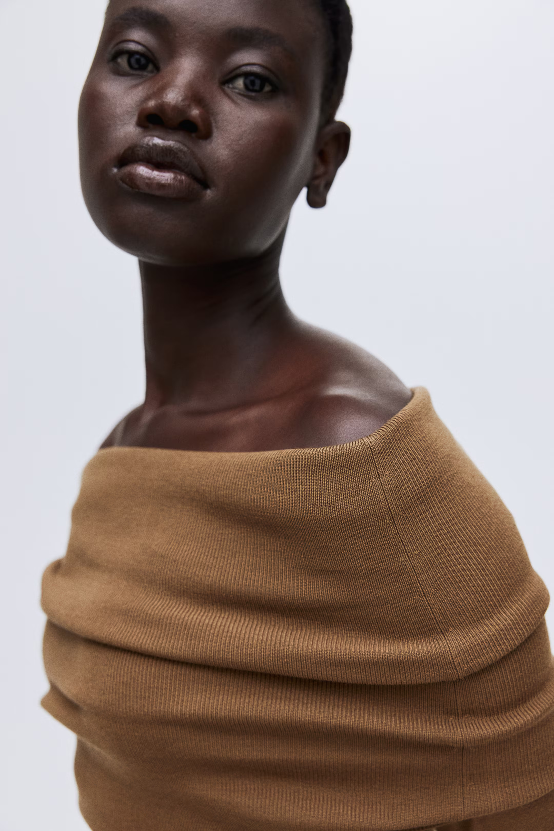 Off-the-Shoulder Wool Top | H&M (US + CA)