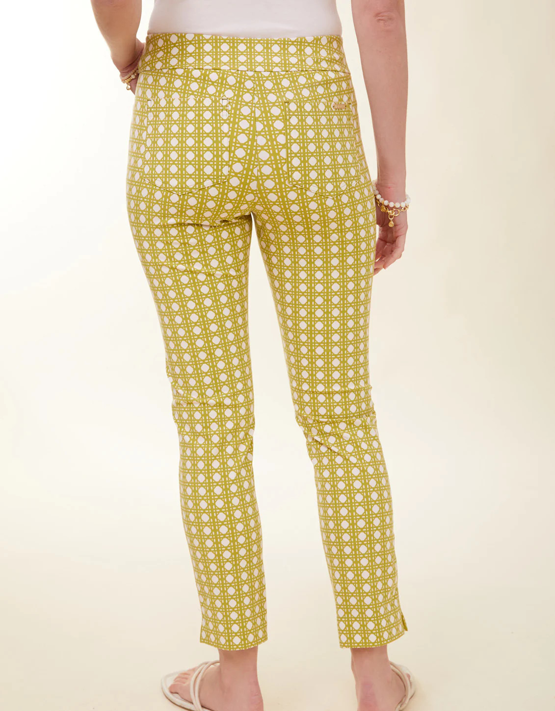 Maren Pull-On Pant Enclave Cane Moss | Spartina 449
