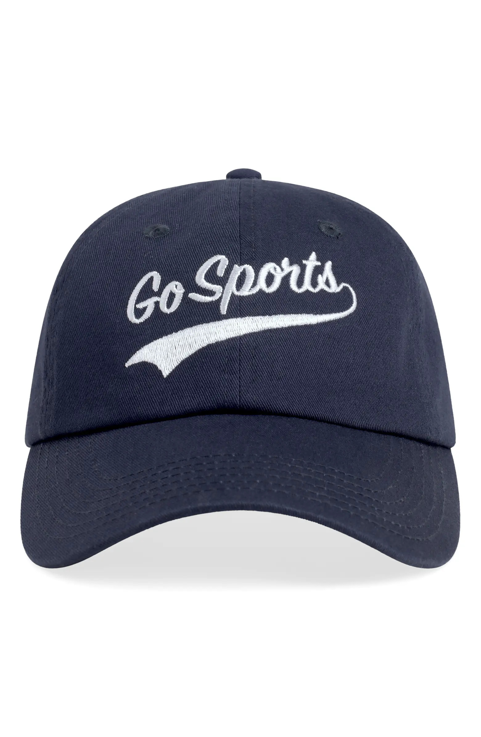 Go Sports Cotton Twill Adjustable Baseball Cap | Nordstrom