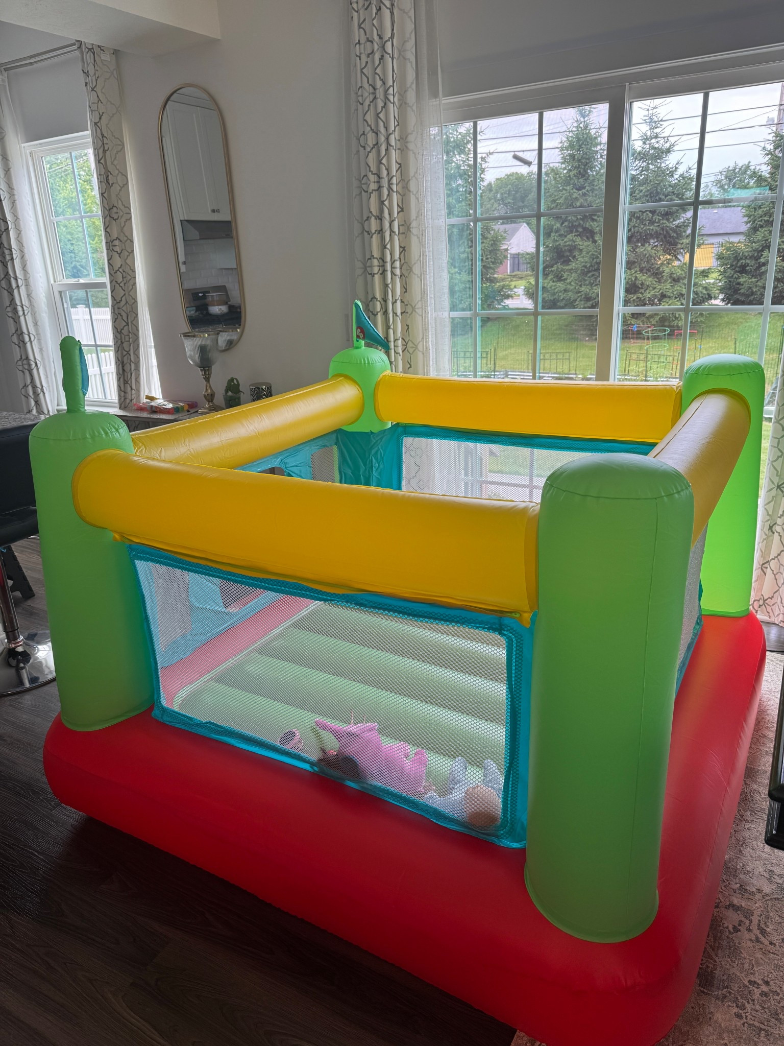 Bring the fun home with this indoor bounce house (with a built in pump!) 

#LTKFamily #LTKKids #LTKHome