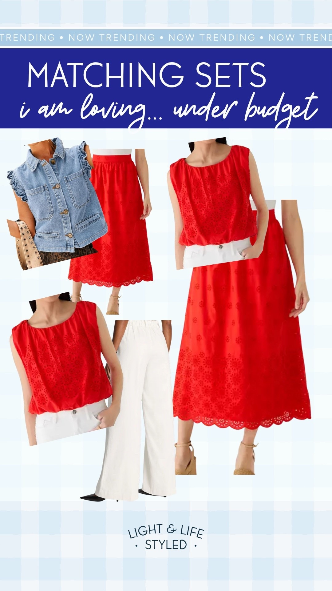 One of my favorite ways to stretch my closet is by investing in matching sets. These Belk sets are on sale, and each piece can be mixed and matched to create so many different outfits. Pair the skirts with a simple tee or sweater, style the tops with your favorite denim or trousers, and suddenly one purchase becomes multiple looks.


Belk fashion, matching sets, affordable fashion, fall transition outfits, teacher outfits, classroom style, workwear ideas, mix and match outfits, capsule wardrobe, budget-friendly fashion, fall fashion trends, office outfits, modest style, everyday fashion, elevated basics, skirt set, eyelet set, striped dress set, embroidered set, back to school outfits, women’s workwear, affordable style, versatile wardrobe, classic fashion, teacher wardrobe, outfit inspiration, casual chic, fall wardrobe essentials, women’s clothing sale,