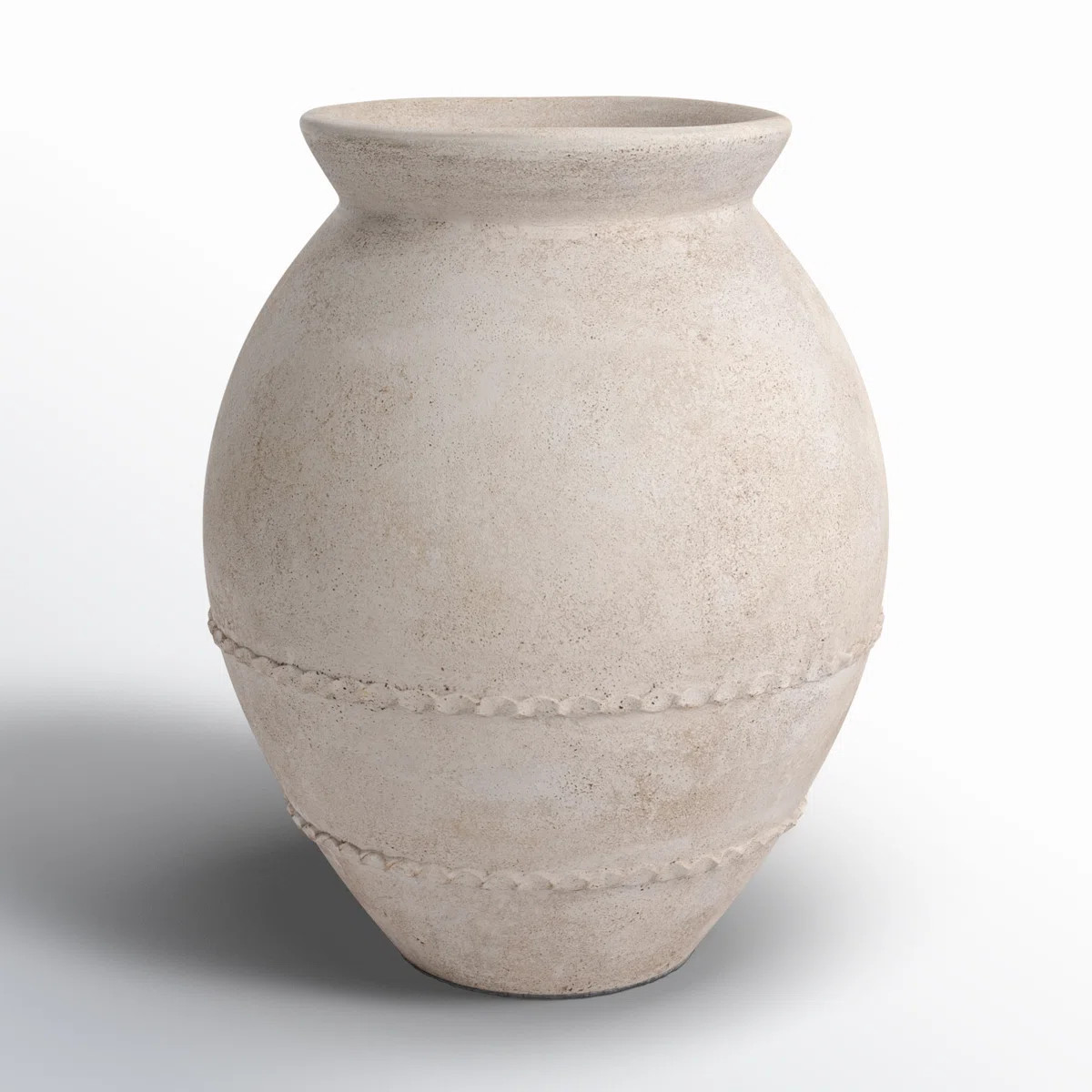 Vase Terracotta Pottery Matte Finish with Large Round Mouth and Traditional Jug Shape for Home Of... | Wayfair North America
