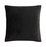 Veratex Chambord 18 x 18 Velvet Pillow, Black | Amazon (US)