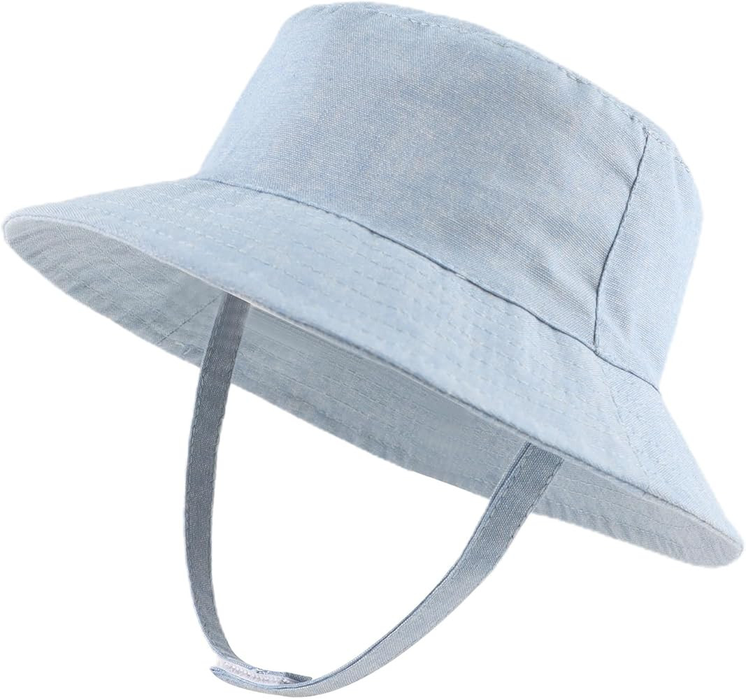 JANGANNSA Dinosaur Baby Boys Sun Hat Cotton Toddler Girls Bucket Hats Summer Sun Protect Cap for ... | Amazon (US)