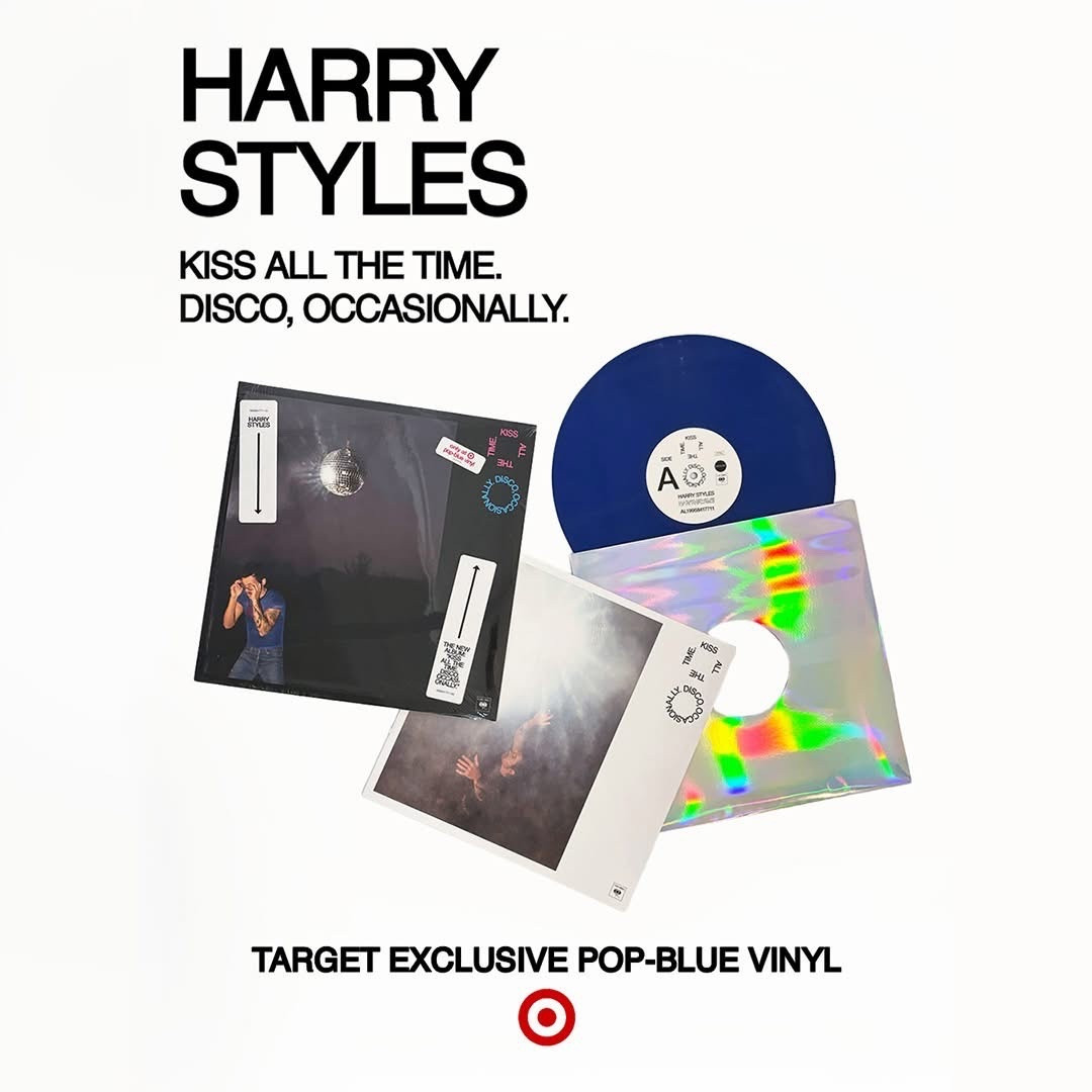 Get Harry Styles new album Kiss All The Time. Disco, occasionally. On pop-blue vinyl exclusively at Target 💋🪩

#LTKU #LTKSpringSale #LTKSaleAlert