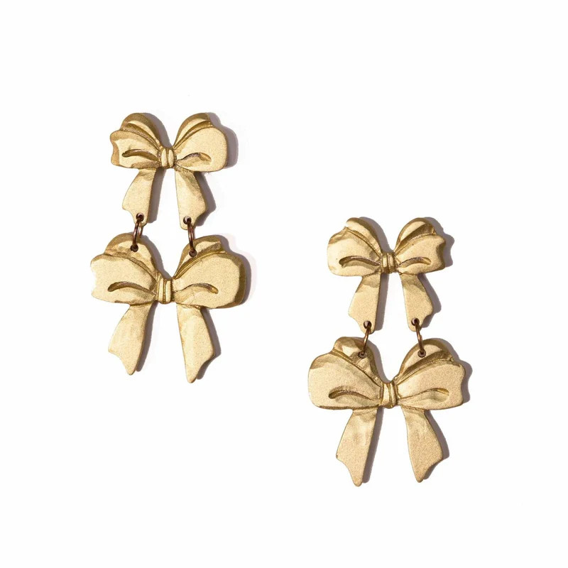 Double Bow Earrings | Sunshine Tienda