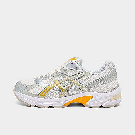 Asics Women's GEL-1130 Casual Shoes in Cream/Pure Silver/Yellow Size: 5.5 | JD Sports (US)