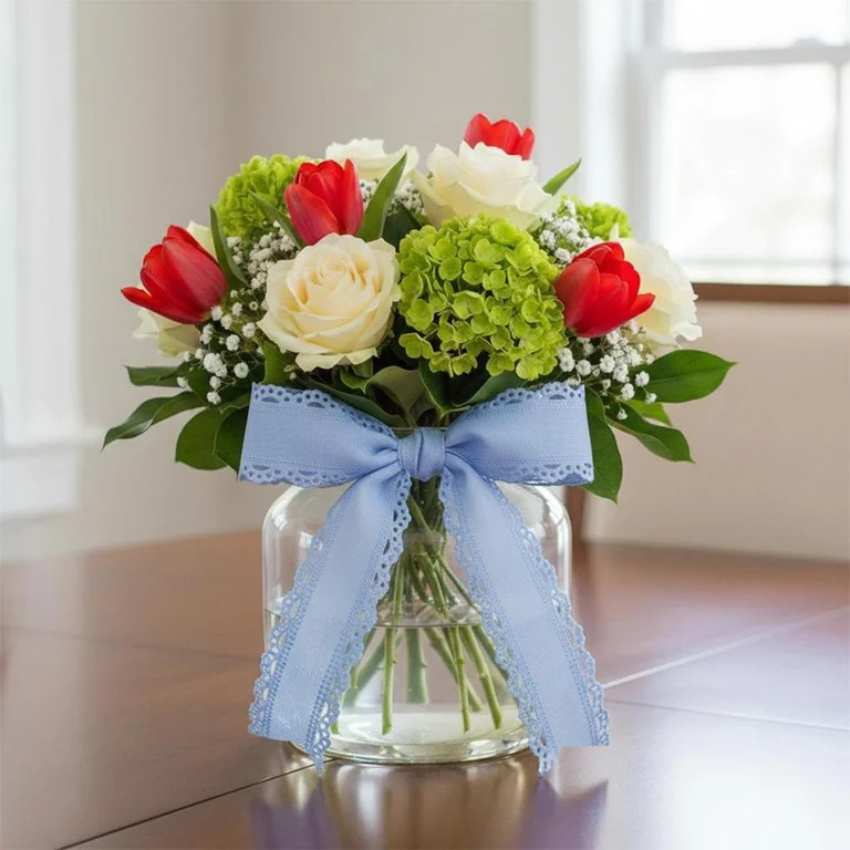 Scalloped Ribbon, Blue, 18', by My Texas House | Walmart (US)