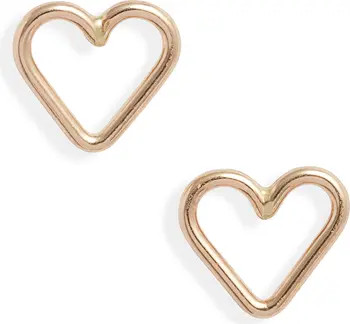Open Heart Stud Earrings | Nordstrom