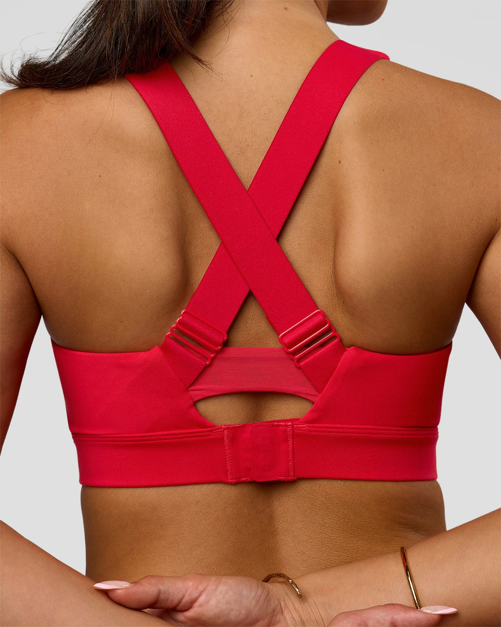 Fast-Track Sports Bra - Scarlet | LSKD | LSKD