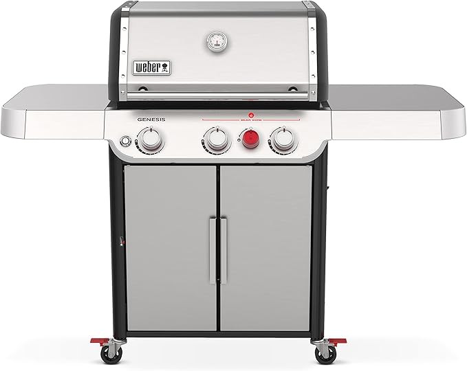 Weber Genesis S-325S Liquid Propane Gas Grill, Stainless Steel | Amazon (US)