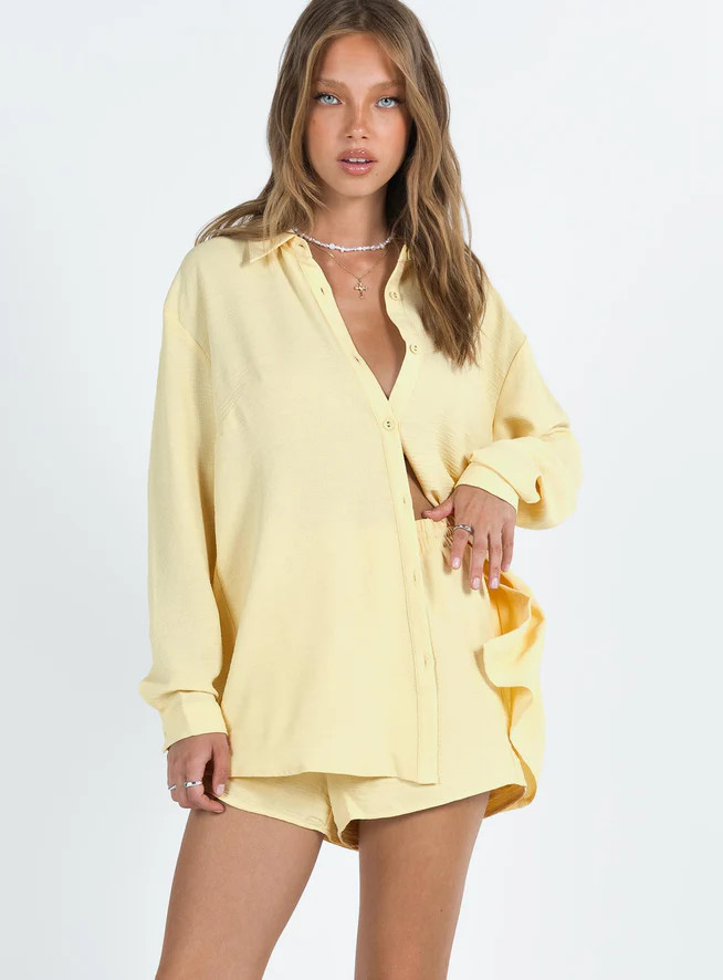 The Chloe Set Yellow | Princess Polly US