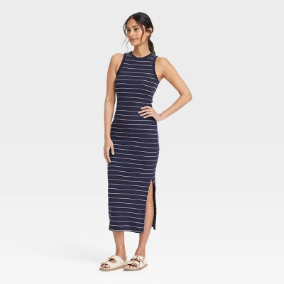 Women's Rib-Knit Maxi Bodycon Dress - Universal Thread™ | Target
