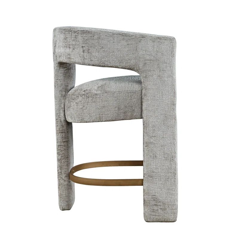 Carline Upholstered 25'' Counter Stool | Wayfair North America