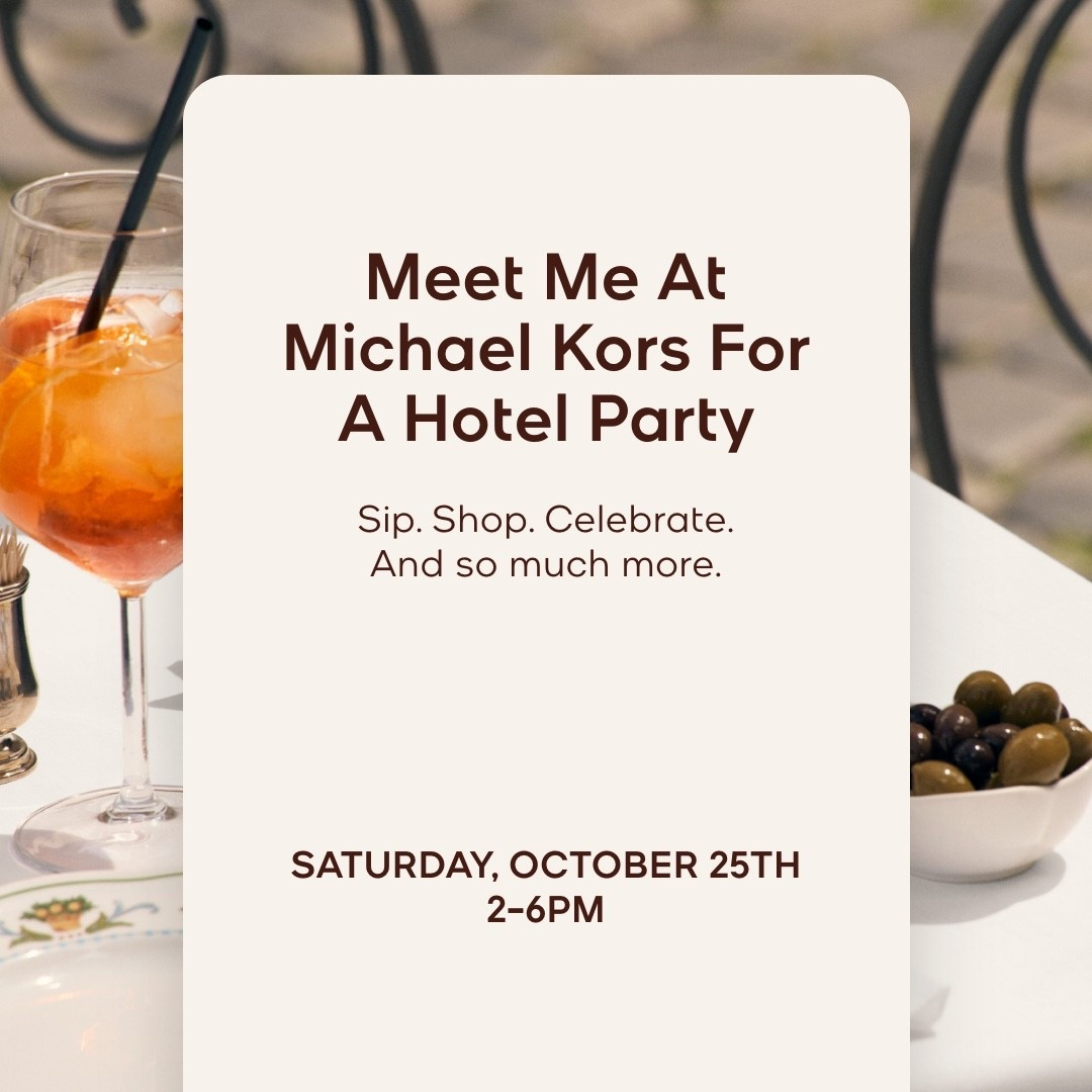 Can’t wait to see you all tomorrow! @michaelkors #mkpartner 