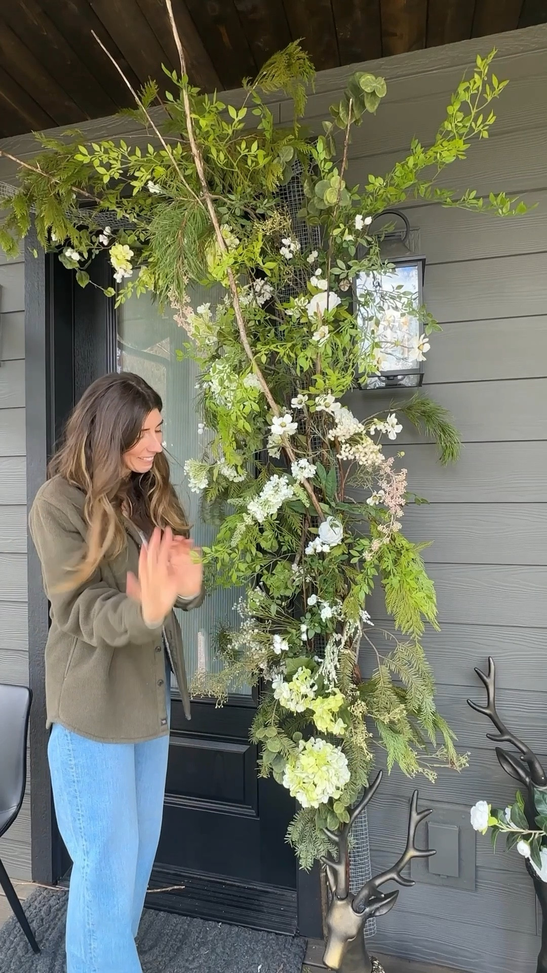 Spring porch florals! Sharing the whole process on my YouTube channel momma from scratch 

#LTKSeasonal #LTKHome #LTKdayinmylife