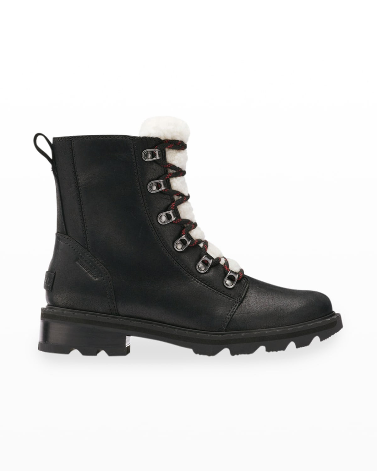 Lennox Shearling Winter Combat Boots | Neiman Marcus