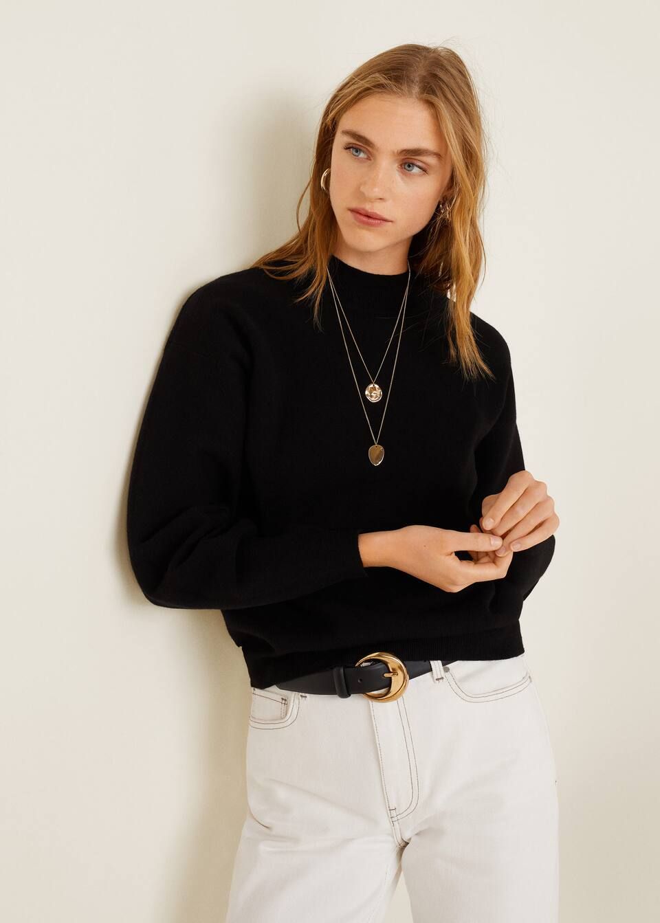 High collar sweater - f foSweaters Women | MANGO (UK)