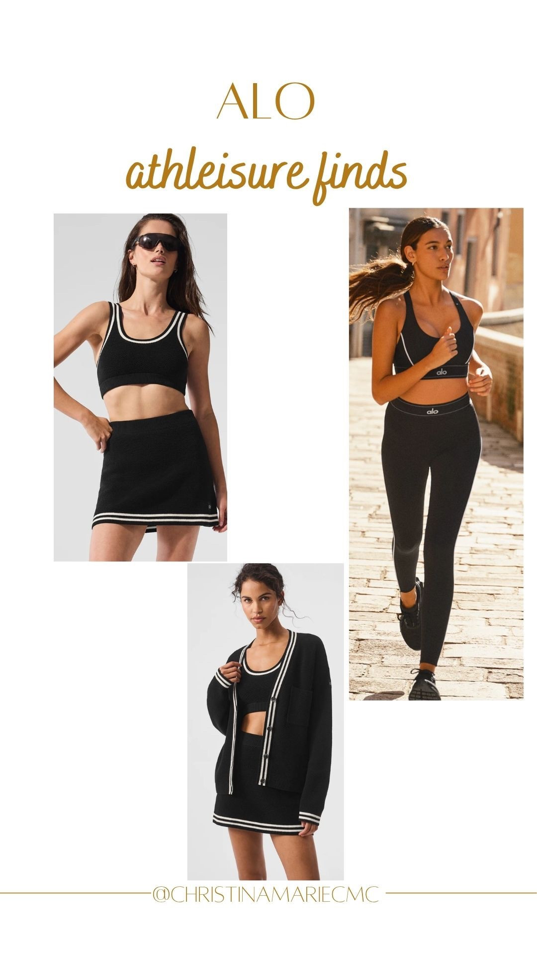 Alo athleisure 🖤🤍 tennis set, pickleball set, black and white workout set, chic workout set

#LTKSeasonal #LTKActive #LTKSummerEdit