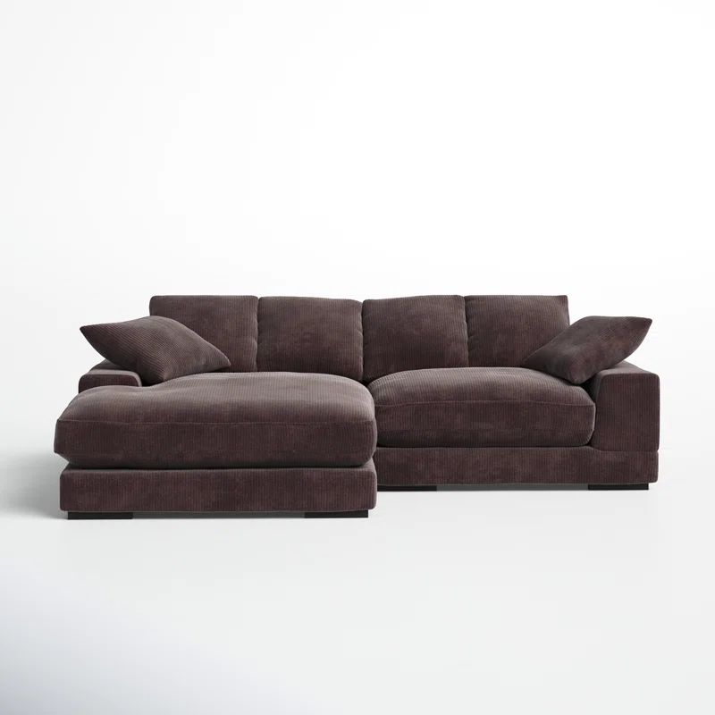 Lonsdale 2 - Piece Modular Upholstered Reversible Chaise L-Sectional | Wayfair North America