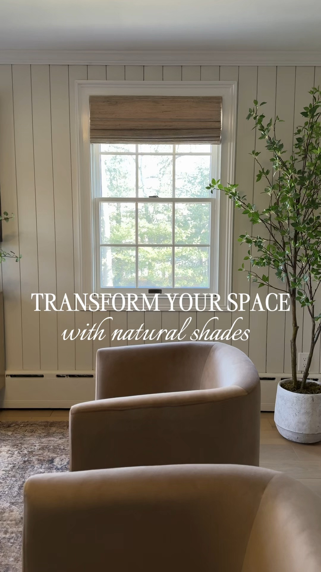 Natural woven window shades. Neutral
home office decor. 

#LTKWatchNow #LTKHome #LTKSaleAlert