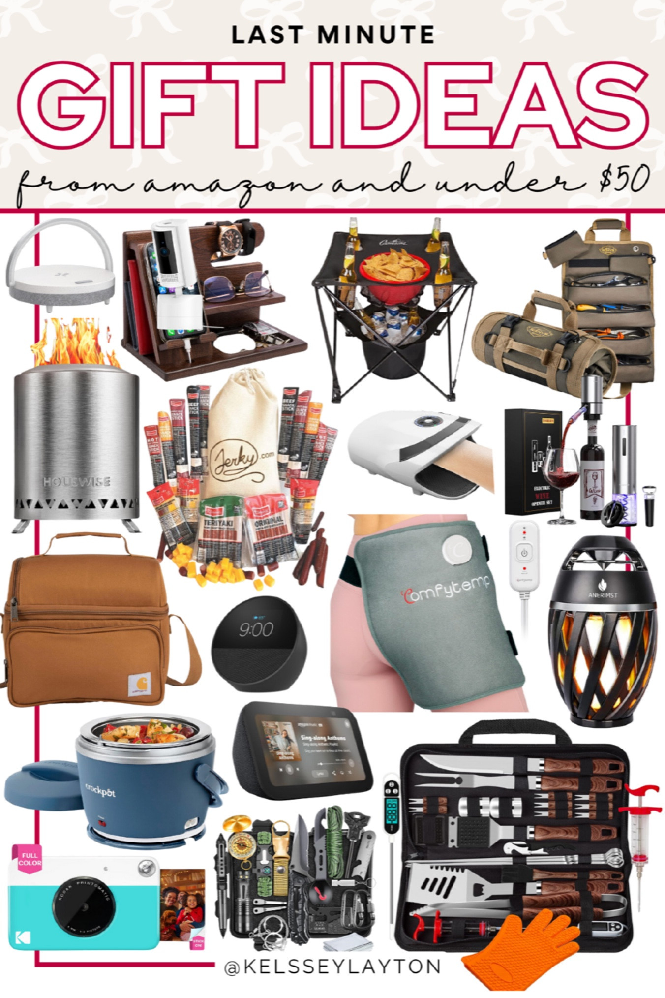 Gift guide for last minute Amazon gifts, kelssey Layton gift guide, gift ideas from Amazon, last minute Christmas gift 

#LTKFindsUnder50 #LTKSaleAlert #LTKGiftGuide