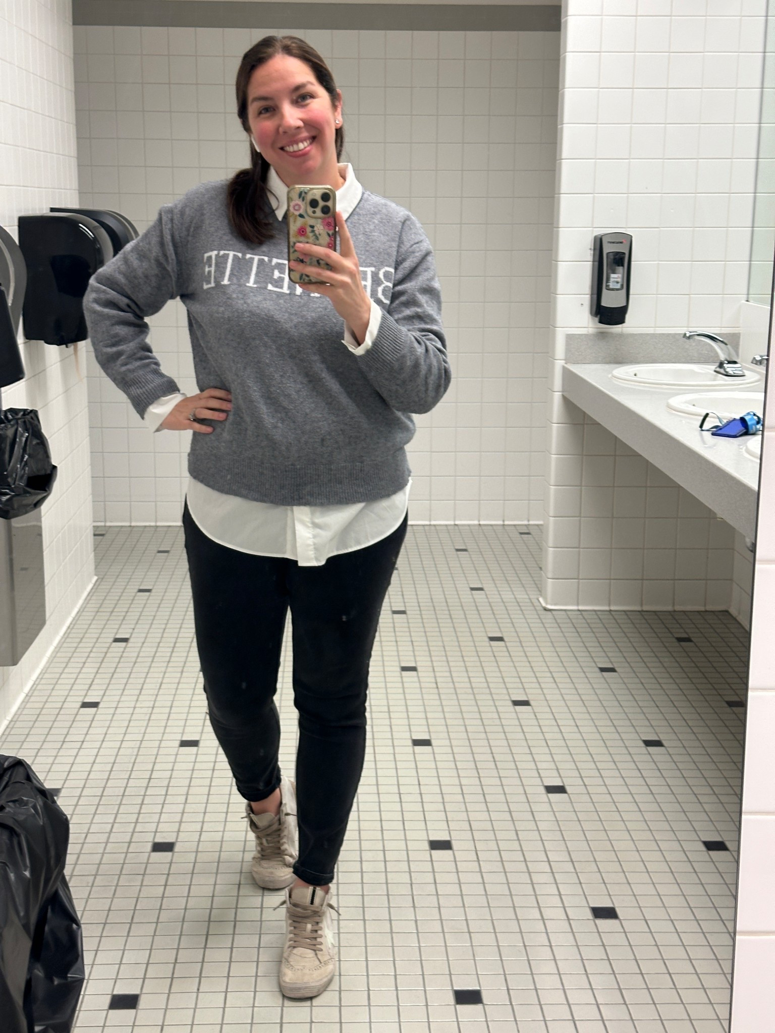 A throwback outfit with a sweater that’s prob 10 years old!  Here’s similar! 
#workingmom #attheoffice #businesscasual

#LTKdayinmylife #LTKootd #LTKmomlife