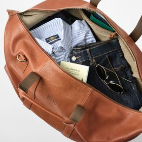 Harrison Leather Weekender | Mark and Graham