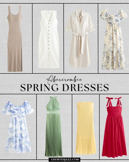 Today is the last day of the exclusive LTK sale at Abercrombie! Take 20% off using the code: AFLTK 

• rounded up some spring dresses I’m loving for casual and dressy occasions! 
@abercrombie #abercrombiepartner 

#LTKSpringSale #LTKwedding