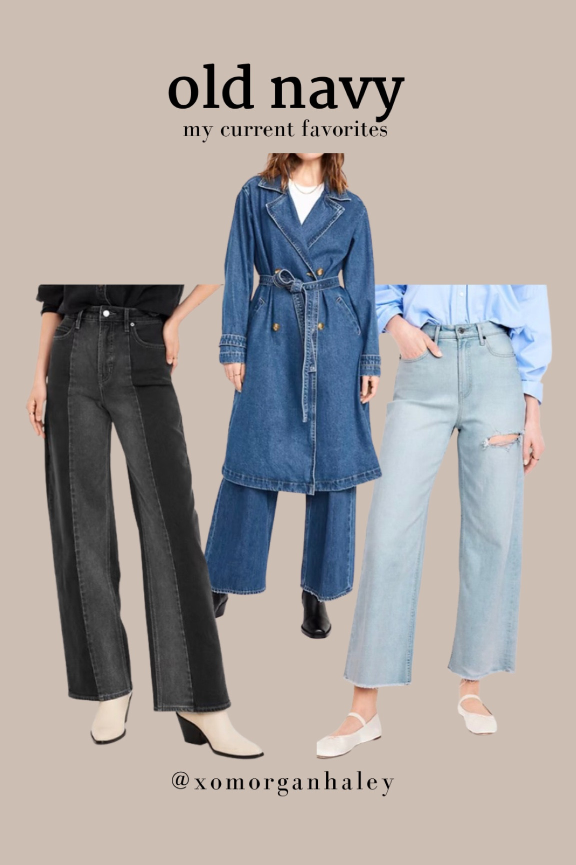 Old navy current favorites for fall! Such good denim basics to add to your closet! I did 16 tall in jeans and xxl in jacket 

#LTKPlusSize #LTKSaleAlert #LTKFindsUnder50