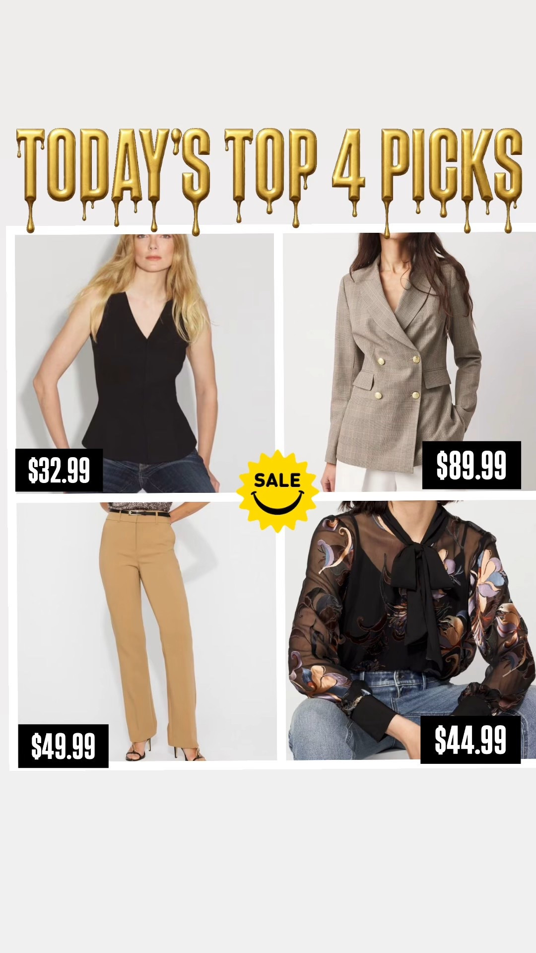 Great work pieces for a steal of a deal 🔥


#LTKSaleAlert #LTKWorkwear #LTKOver40