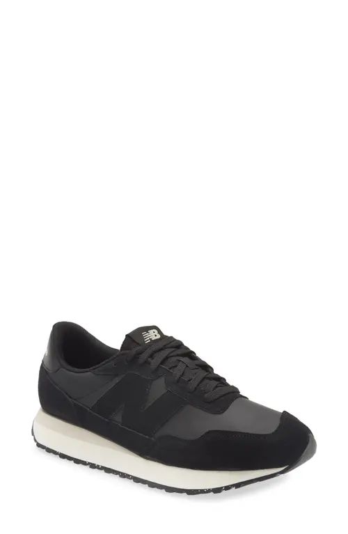 New Balance 237 Sneaker in Black/Moonbeam at Nordstrom, Size 15 Women's | Nordstrom