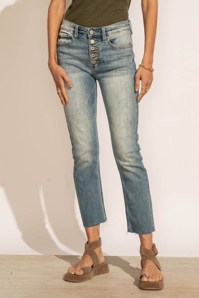 KanCan Celine Straight Leg Denim - böhme | Böhme US