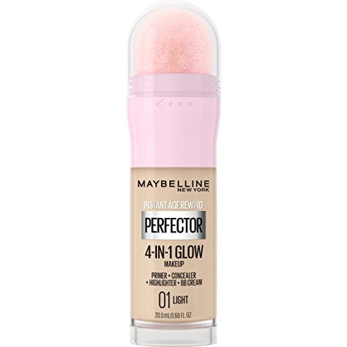 Maybelline New York Instant Age Rewind Instant Perfector 4-In-1 Glow Makeup, Light | Amazon (US)
