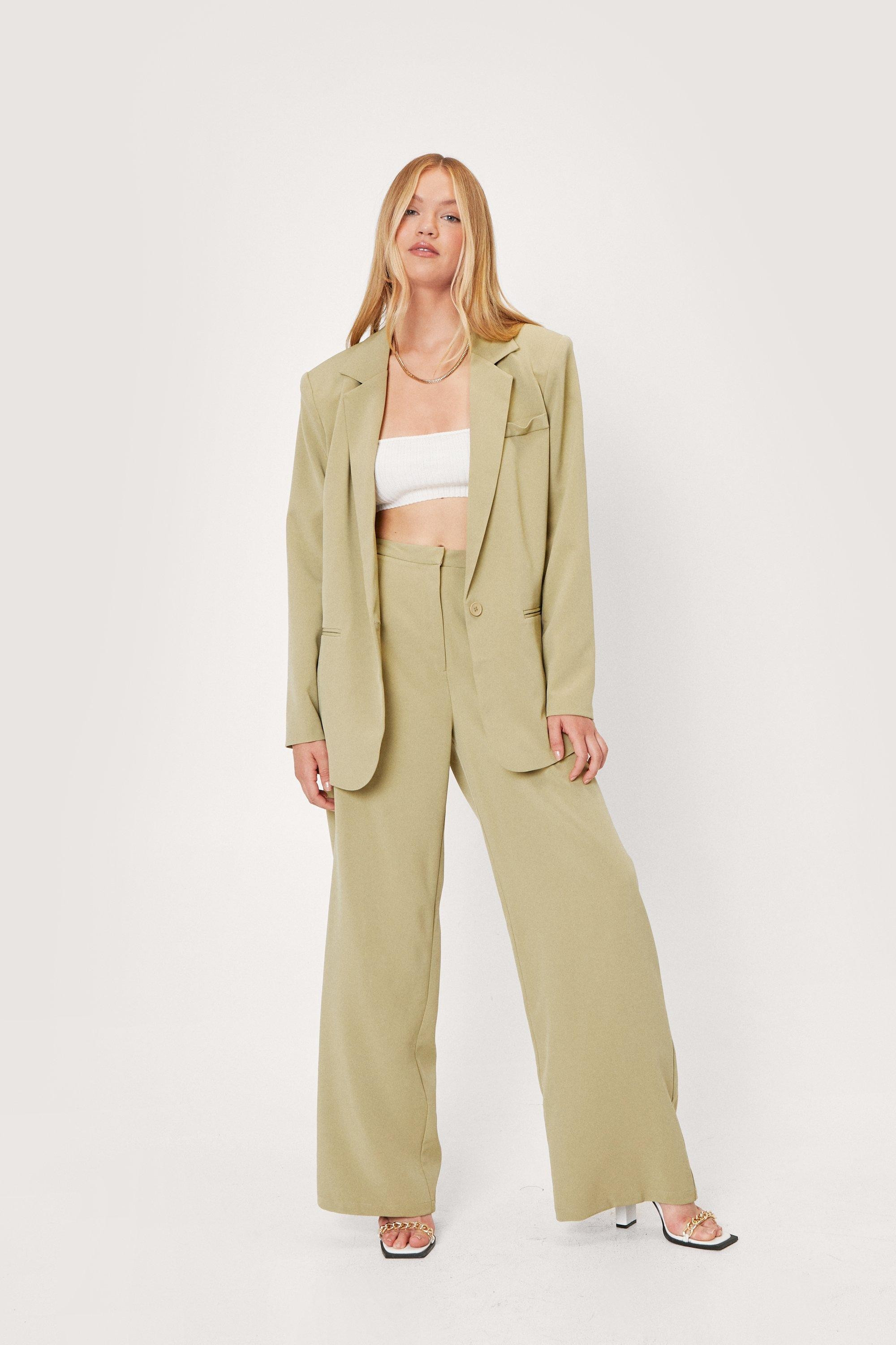 Shoulder Padded Oversized Blazer | Nasty Gal (US)