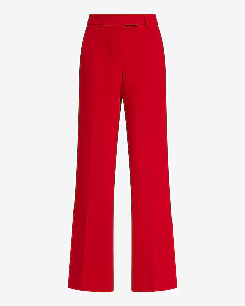 Editor Signature Stretch Mid Rise Wide Leg Pant | Express
