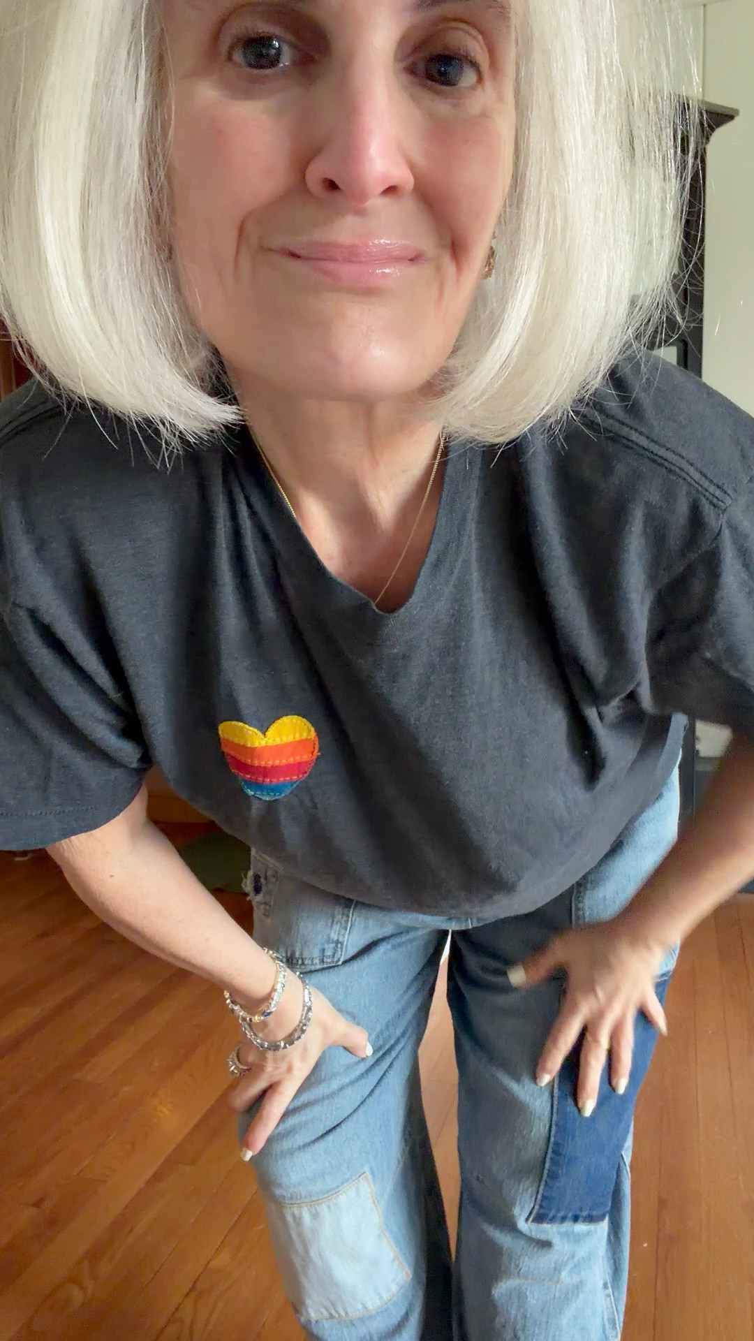 Casual comfy. This cropped tee is lightweight and comfy . I love my barrel leg jeans and my fav clogs in all the colors 

#LTKMidsize #LTKOver40 #LTKPetite