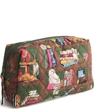 Vera Bradley x Harry Potter Hogwarts Library Medium Cosmetic Case | Dillard's | Dillard's