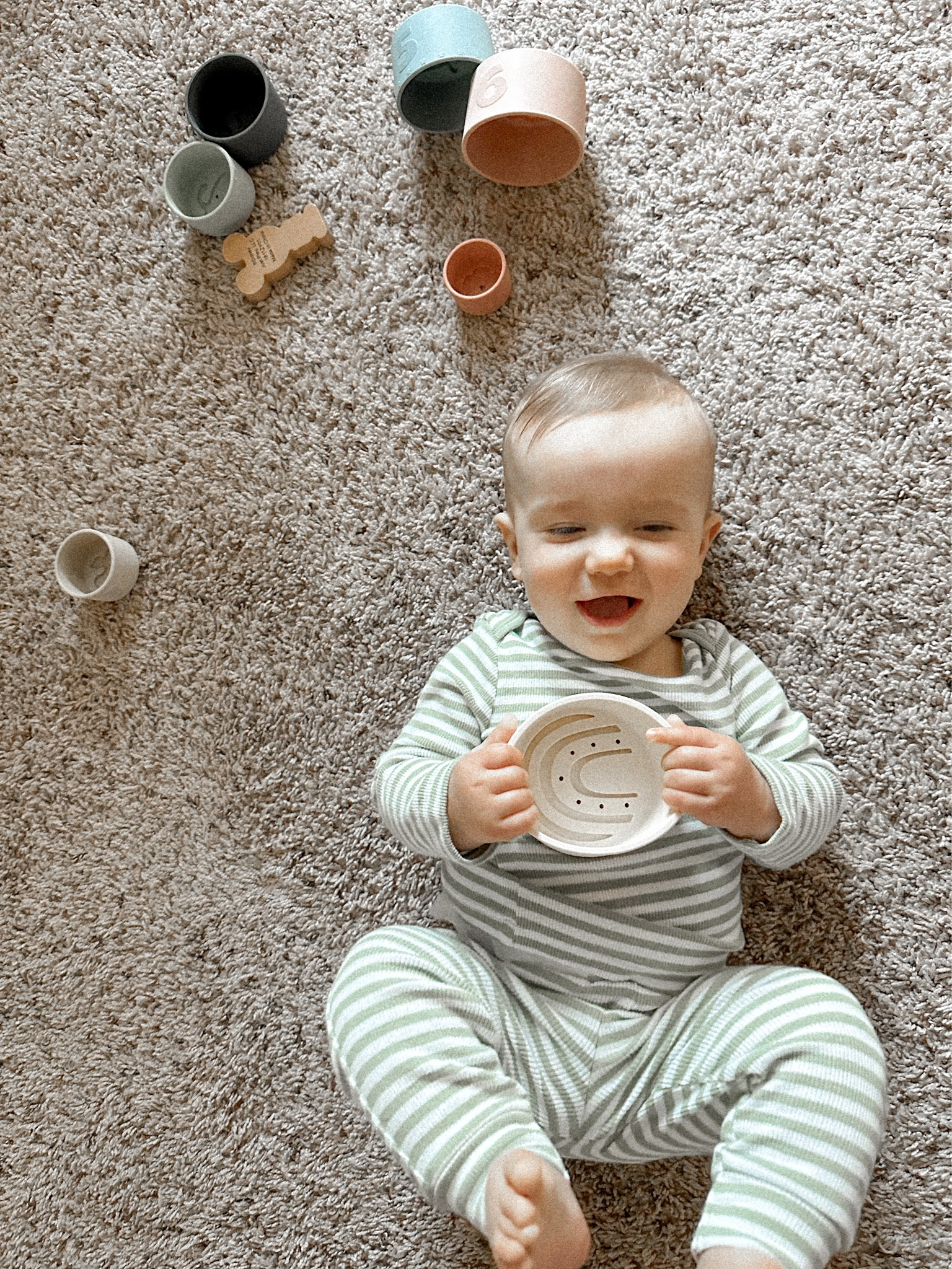A baby in comfy clothes surrounded by fun toys is a happy baby 🫶🏼

#LTKbaby #LTKfamily #LTKkids