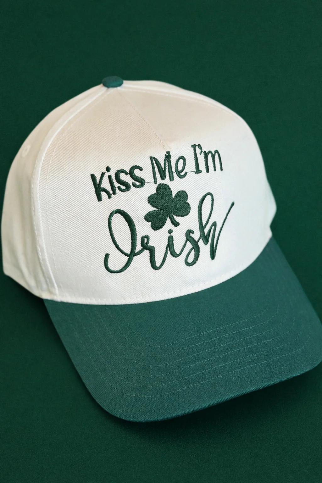 Kiss Me I'm Irish Trucker Hat | Willow Boutique