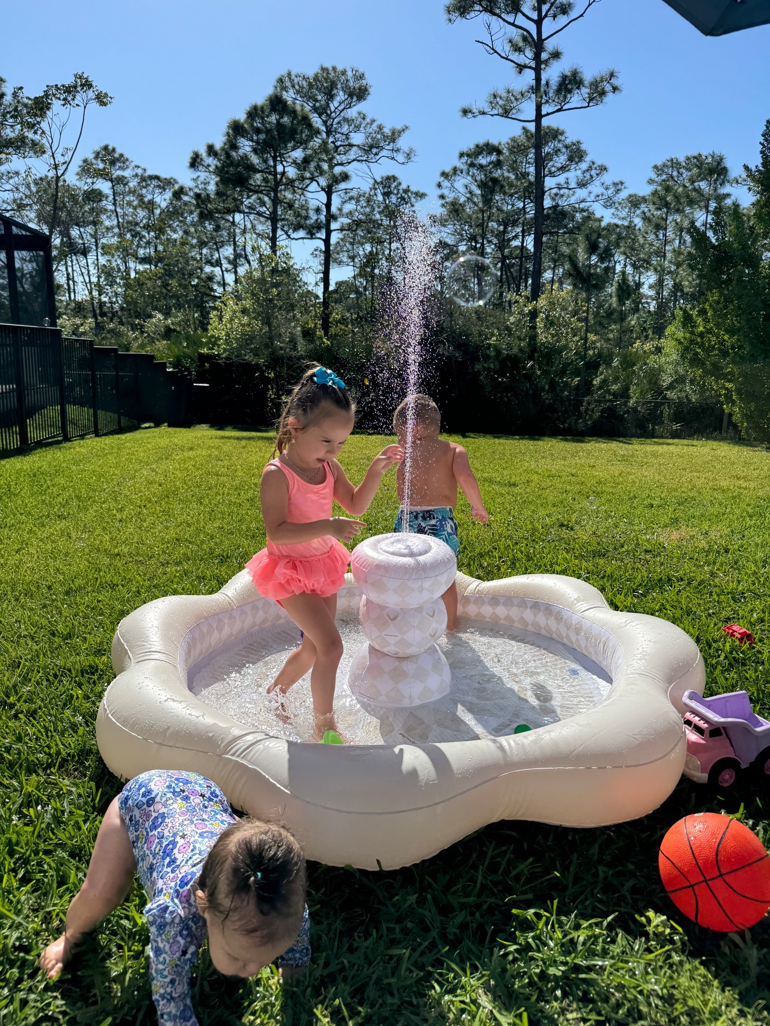 Grab a minni dip before they sell out they also do by the time summer comes! Linked the new one we got and the new splash pad ! 

#LTKBaby #LTKKids #LTKFamily