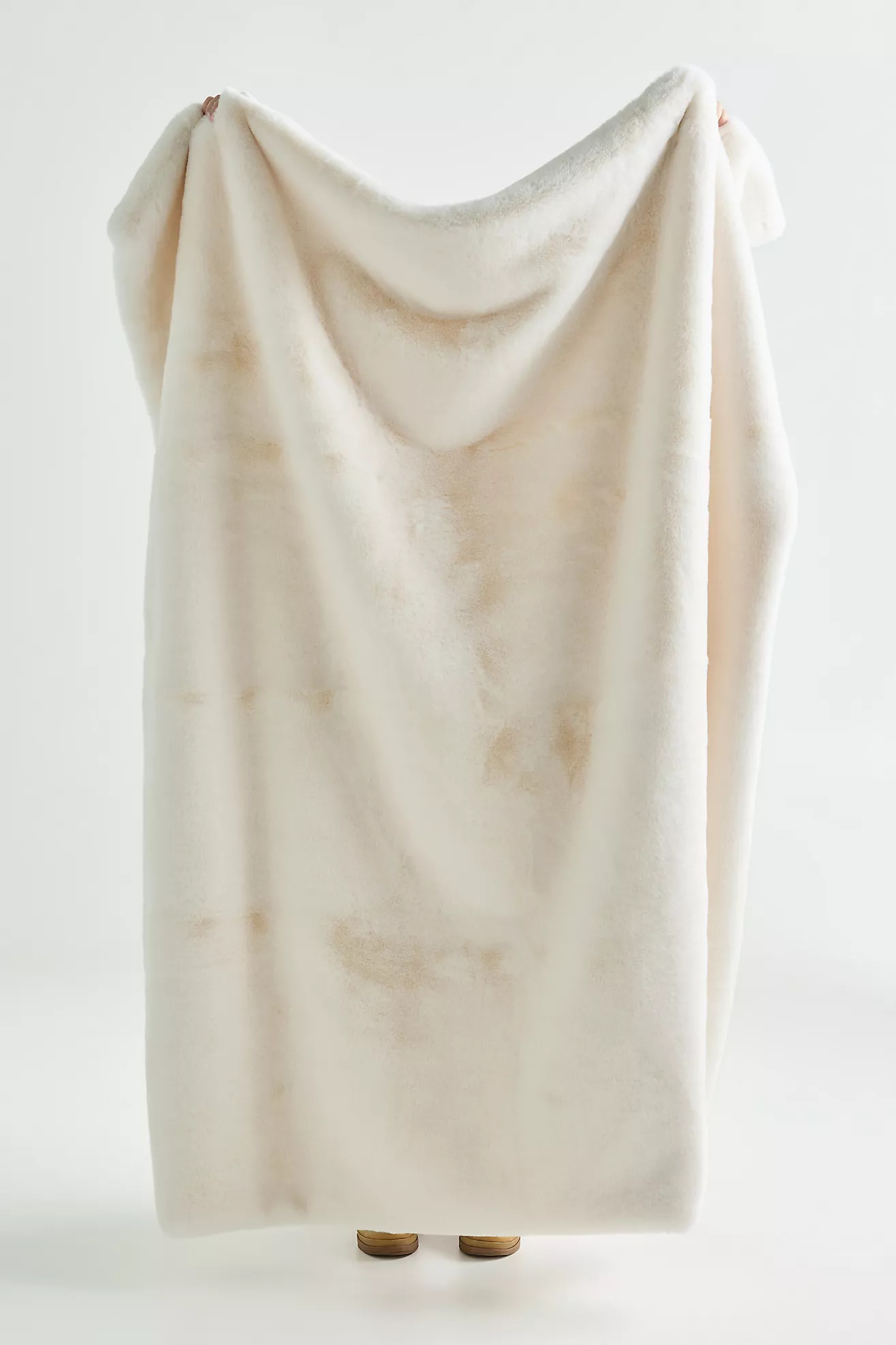 Sophie Faux Fur Throw Blanket | Anthropologie (US)