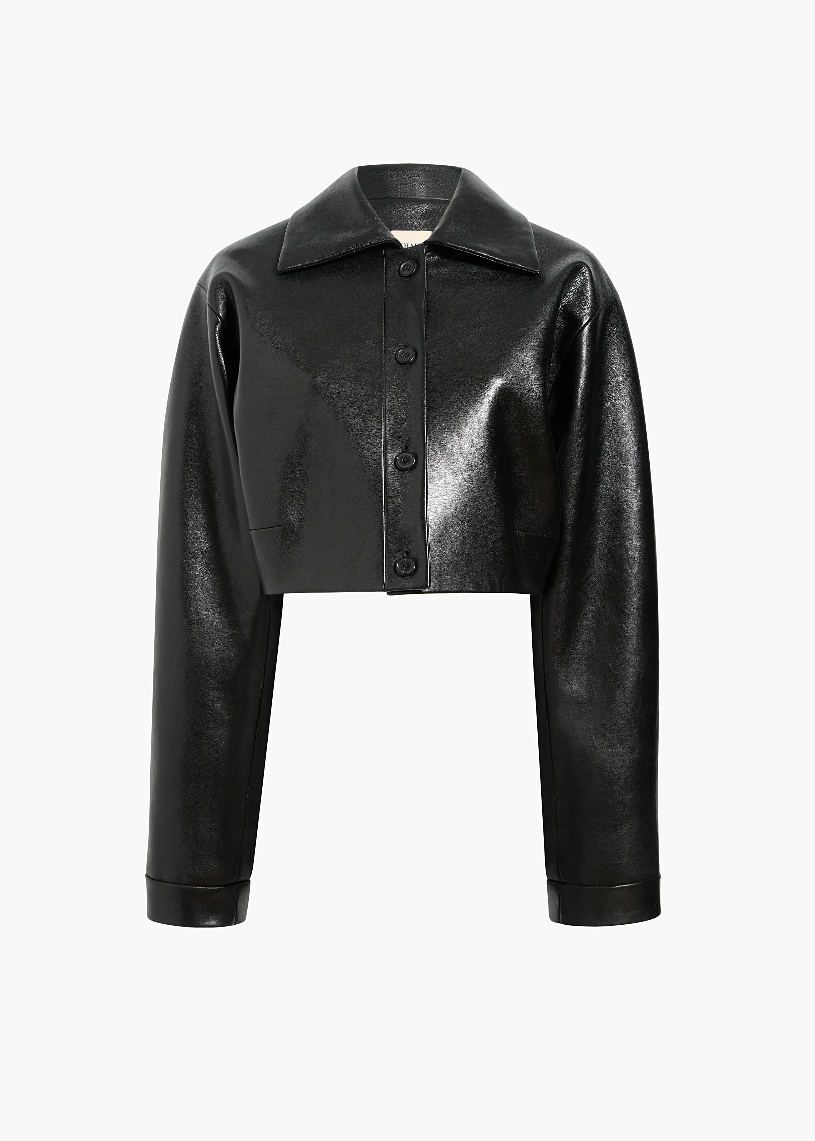 Sue Jacket in Black Leather | Khaite