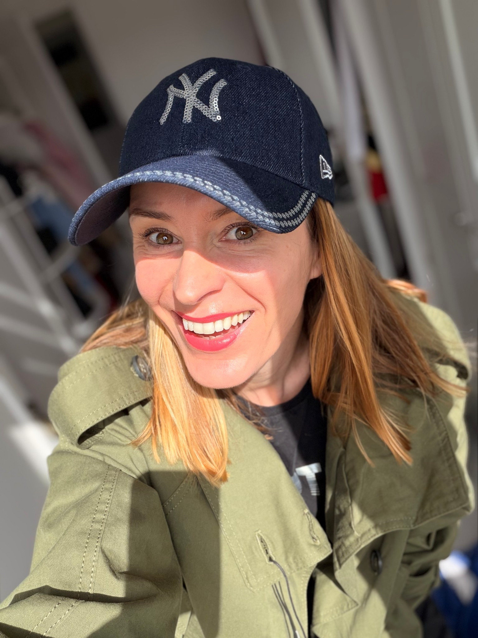 Holiday hat incoming 
NY 

NY Yankees 9forty womens sequin logo denim cap in mid wash blue
MID BLUE
ONE

#baseballcaps 

#LTKluxury #LTKspring #LTKstyletip